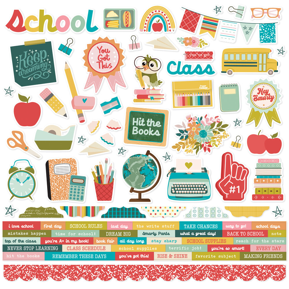 Book Fair - Element Sticker von Simple Stories